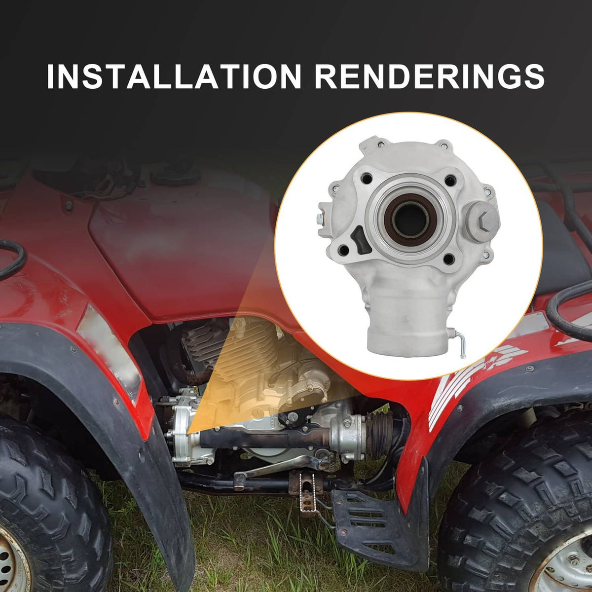 Bethesda Industrial Rear Differential for 2014-2016 2015 Honda Foreman 500 Rancher 420 41300-HR3-A20
