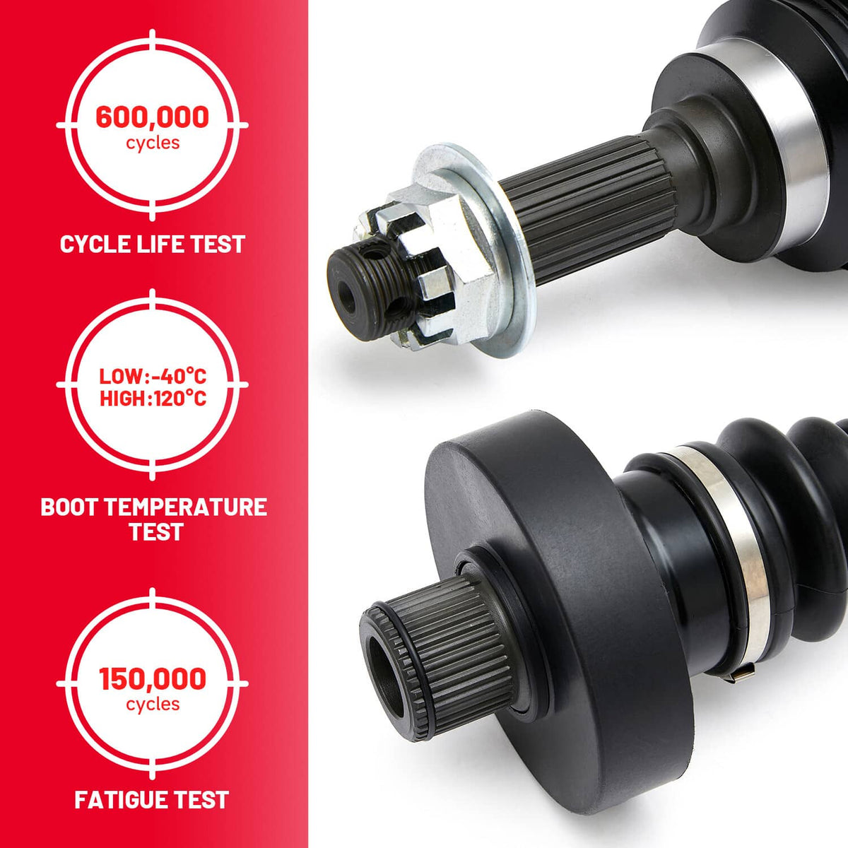 Bethesda Industrial For Suzuki King Quad LTA 450 500 750 64901-31G41 2Pcs Rear CV Axle Drive Shaft