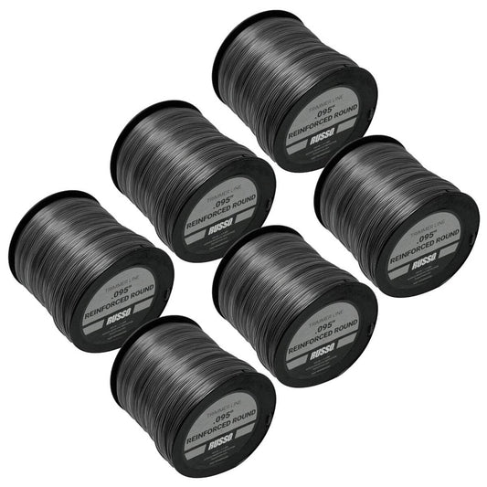 Bethesda Industrial 6PK Reinforced .095 5lb Round Roll Trimmer Line For Echo Stihl RedMax