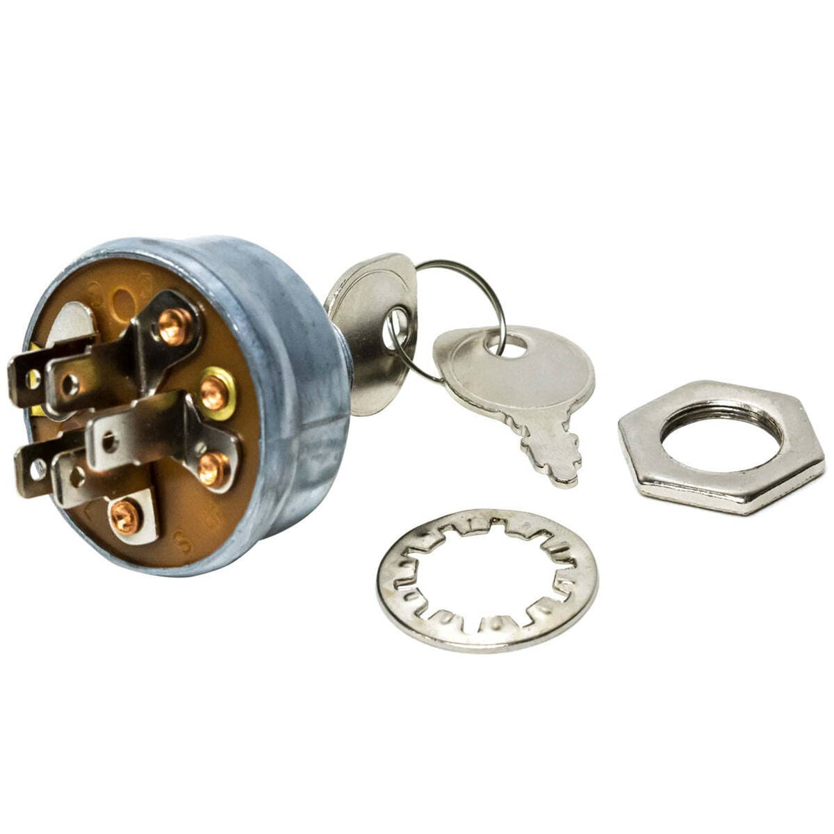 Bethesda Industrial Ignition Switch for John Deere 65, 66, 68, S80, S82, S92 Riding Mower with Keys
