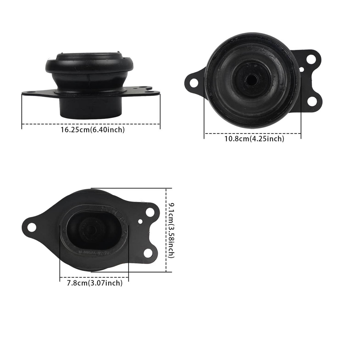 Bethesda Industrial For Nissan Altima 2007-2015 L4 2.5L Auto CVT Engine Motor Transmission Mount Kit