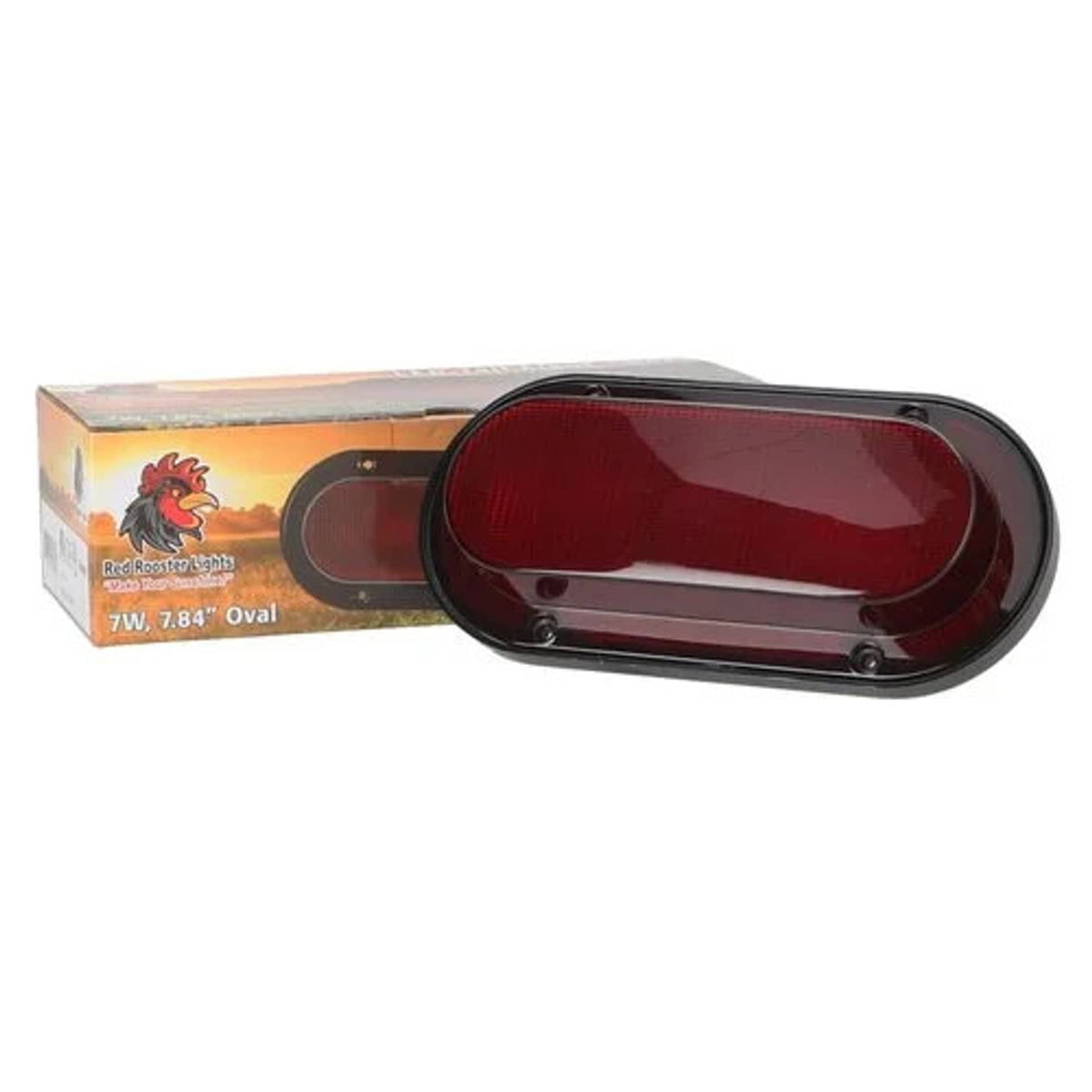 Bethesda Industrial Red Rooster® Oval Tail Light - Red fits John Deere 4020 4230 AR78825