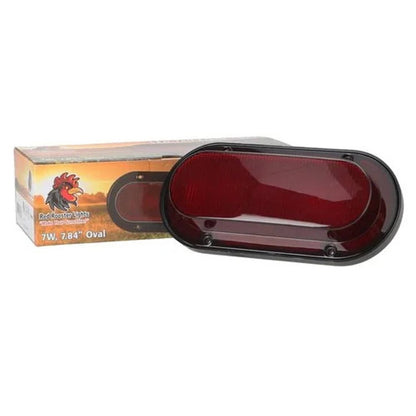 Bethesda Industrial Red Rooster® Oval Tail Light - Red fits John Deere 4020 4230 AR78825