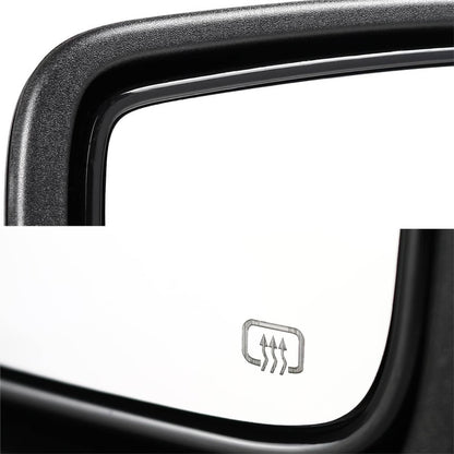 Bethesda Industrial Left / Driver Manual Fold+Heated+Temp Sensor Mirror For 2013-2019 Dodge Ram 1500