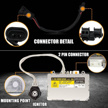Bethesda Industrial 12V HID Xenon Ballast Headlight Control Module For 98-10 Lexus / Toyota / Mazda