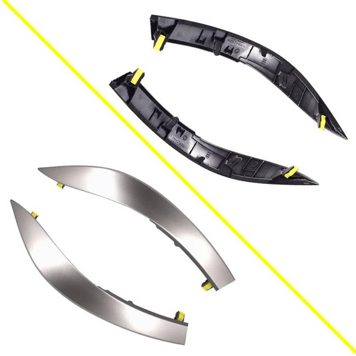 Bethesda Industrial Upper Side Central Dashboard Strip Trim Left+Right For 2009-2013 Toyota Corolla