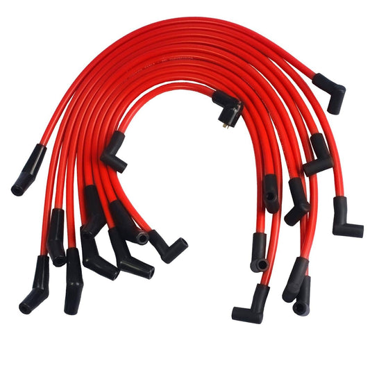 Bethesda Industrial 10Pcs Racing Spark Plug Wires 10.5mm M12259C301 For Ford 5.0L 5.8L SB SBF 302
