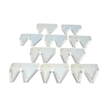 Bethesda Industrial Top Serrated Chrome End Sickle Section Right Hand 10 Pack
