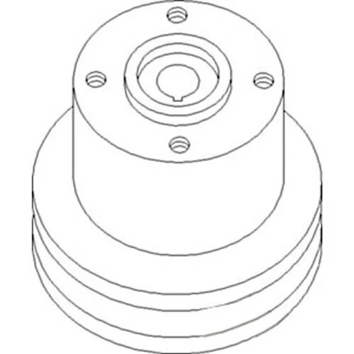 Bethesda Industrial Water Pump Pulley fits Massey Ferguson 165 175 737636M1 fits Perkins 31145812