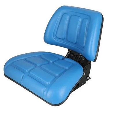 Bethesda Industrial Seat Assembly Trapezoid Backed Vinyl Blue fits Ford 3230 3930 4130 4630 86605775
