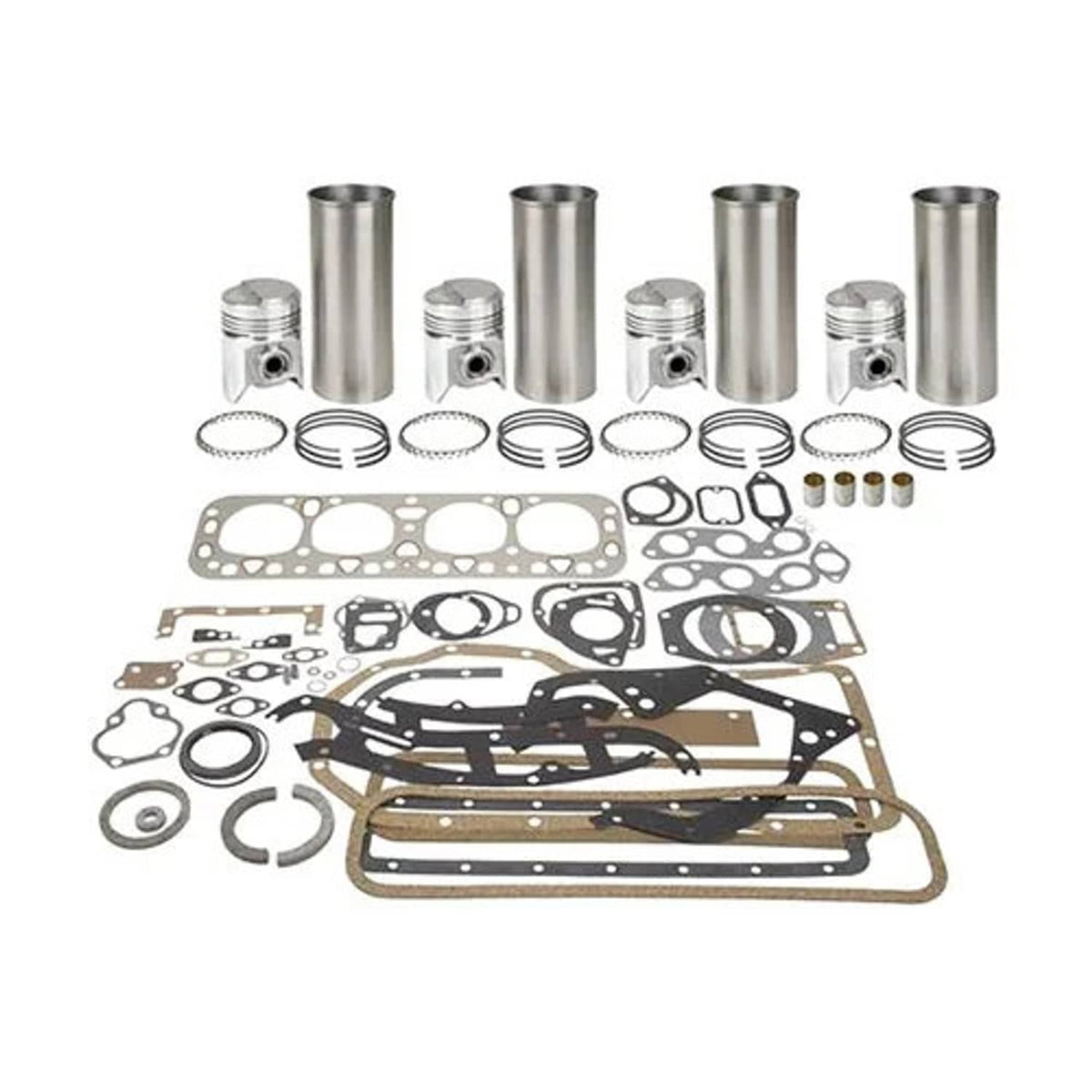 Bethesda Industrial Basic Engine Rebuild Kit. Less Bearings with Stepped Head Pistons