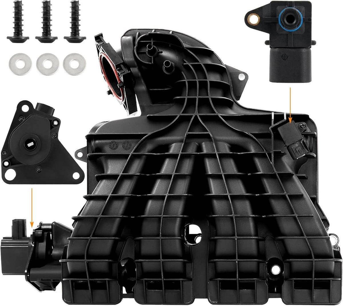 Bethesda Industrial Intake Manifold w/Runner Control Valve Sensor For 2007-2017 Jeep Patriot Dodge