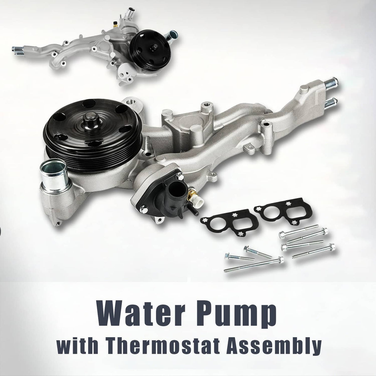 Bethesda Industrial Water Pump w/Thermostat for 2014-2020 Chevy Silverado 1500 GMC Sierra Cadillac