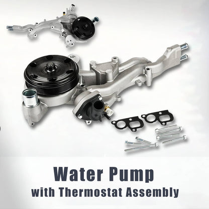 Bethesda Industrial Water Pump w/Thermostat for 2014-2020 Chevy Silverado 1500 GMC Sierra Cadillac