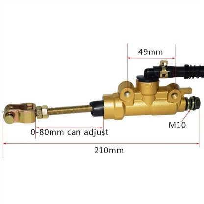 Bethesda Industrial Rear Brake Master Cylinder Pump For Yamaha YZ80 YZ125 YZ250 YZ85