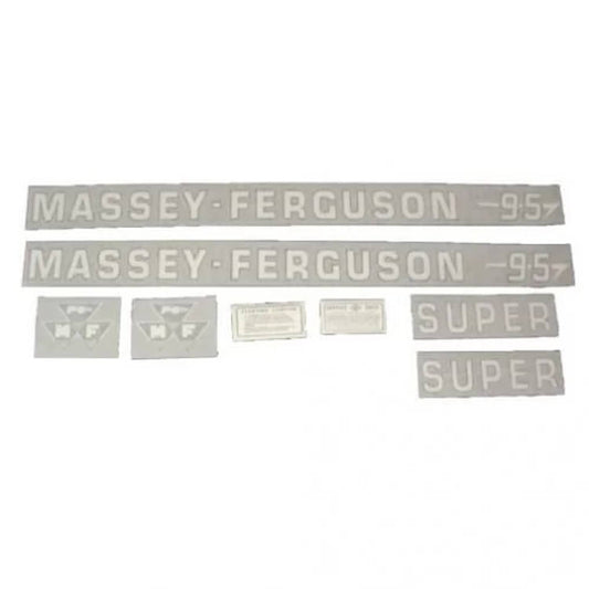 Bethesda Industrial Decal Set 95 Super Vinyl fits Massey Ferguson 95