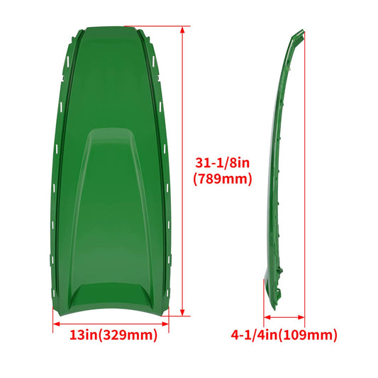 Bethesda Industrial Green Center Hood Panel For John Deere X300 X304 X310 X320 X350 X370 X384 X394