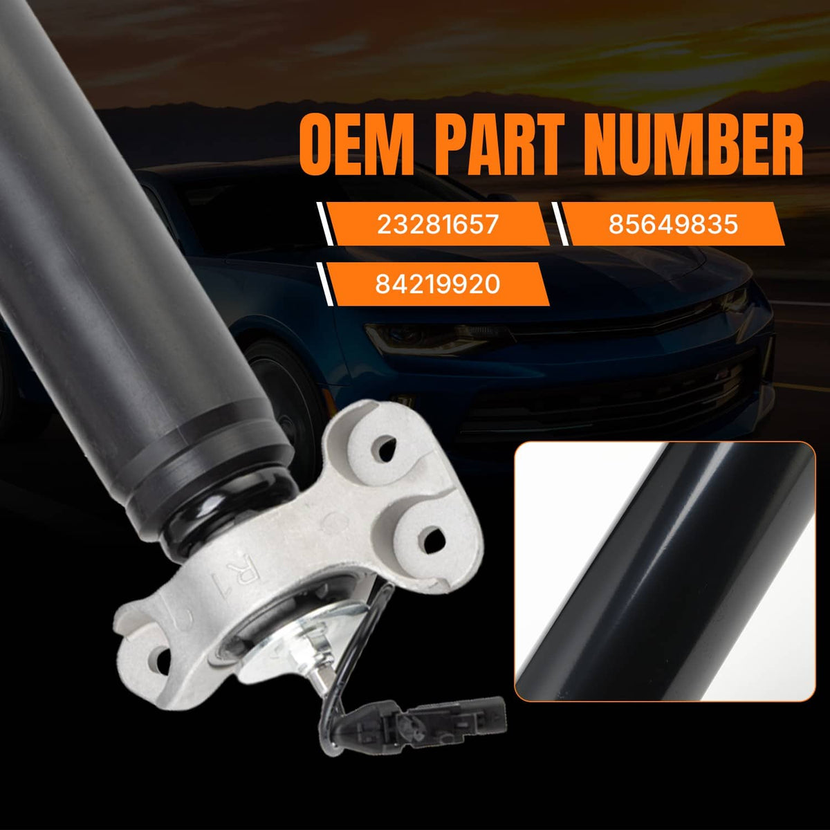 Bethesda Industrial Rear Shock Absorber Struts For 16-24 Chevrolet Camaro 23281657 85649835 23281658