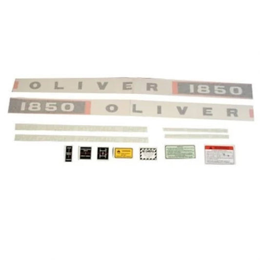 Bethesda Industrial 1850 Decal Set Vinyl fits Oliver 1850