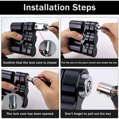 Bethesda Industrial Black For ROTOPAX Standard Pack Mount Lock RX-LOX-PM RX-PM LOX-PM