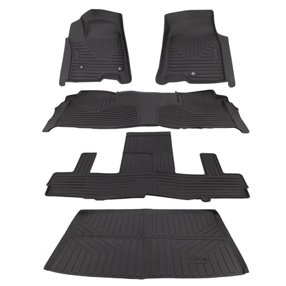 Bethesda Industrial 3D Floor Mats ForChevrolet Suburban GMC Yukon XL 2nd Row Bucket Seats 2021-2025