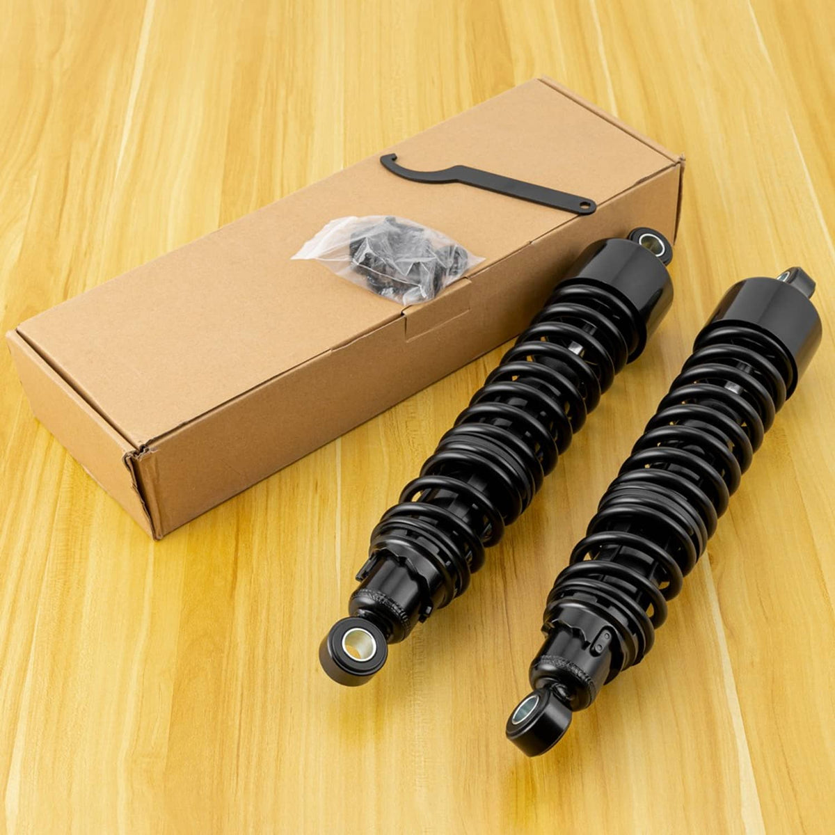 Bethesda Industrial 15" Adjustable Rear Shocks Absorbers For Harley Road King Electra Street Glide