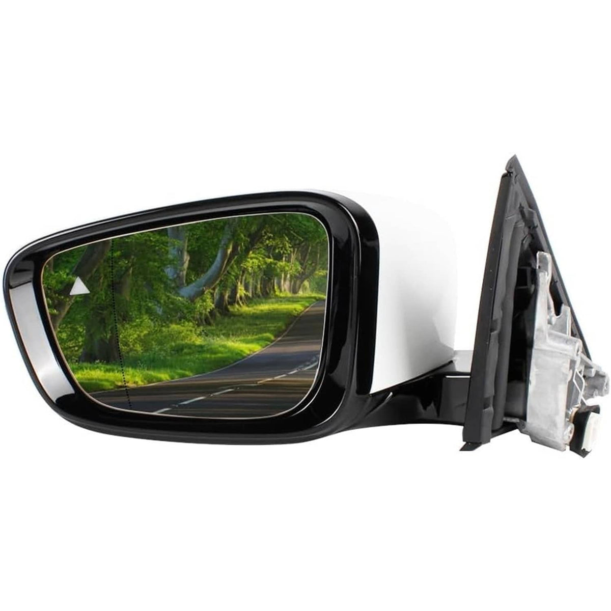 Bethesda Industrial Left Driver Side Mirror w/Blind Spot White For 2019-2023 BMW 320i 330i 330e