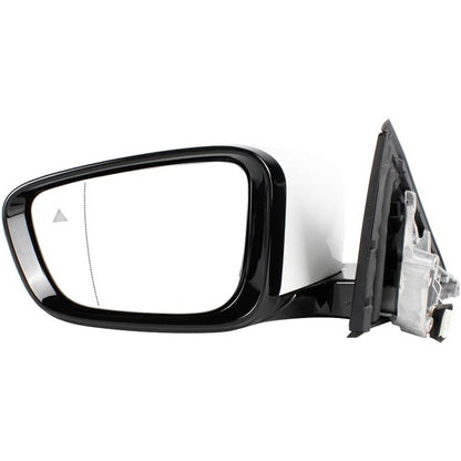 Bethesda Industrial Left Driver Side Mirror w/Blind Spot White For 2019-2023 BMW 320i 330i 330e