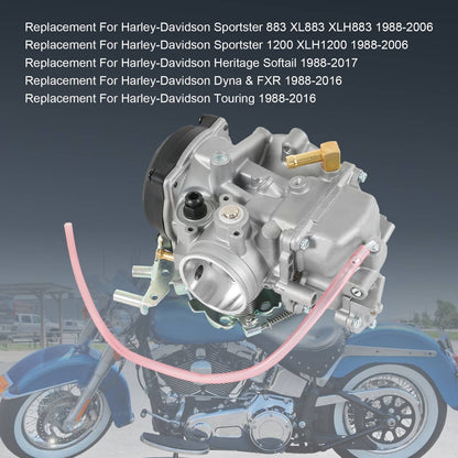 Bethesda Industrial Carburetor Carb Set for Harley Davidson Glide Sportster 40mm CV40 XL883 27490-04