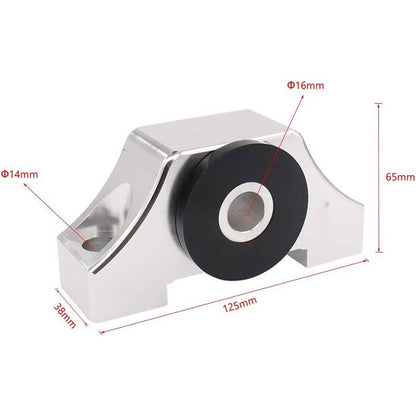 Bethesda Industrial 2 Bolt Engine Motor Mount Kit For 1996-00 Civic EK B16 B20 D16 B D Chrome Billet
