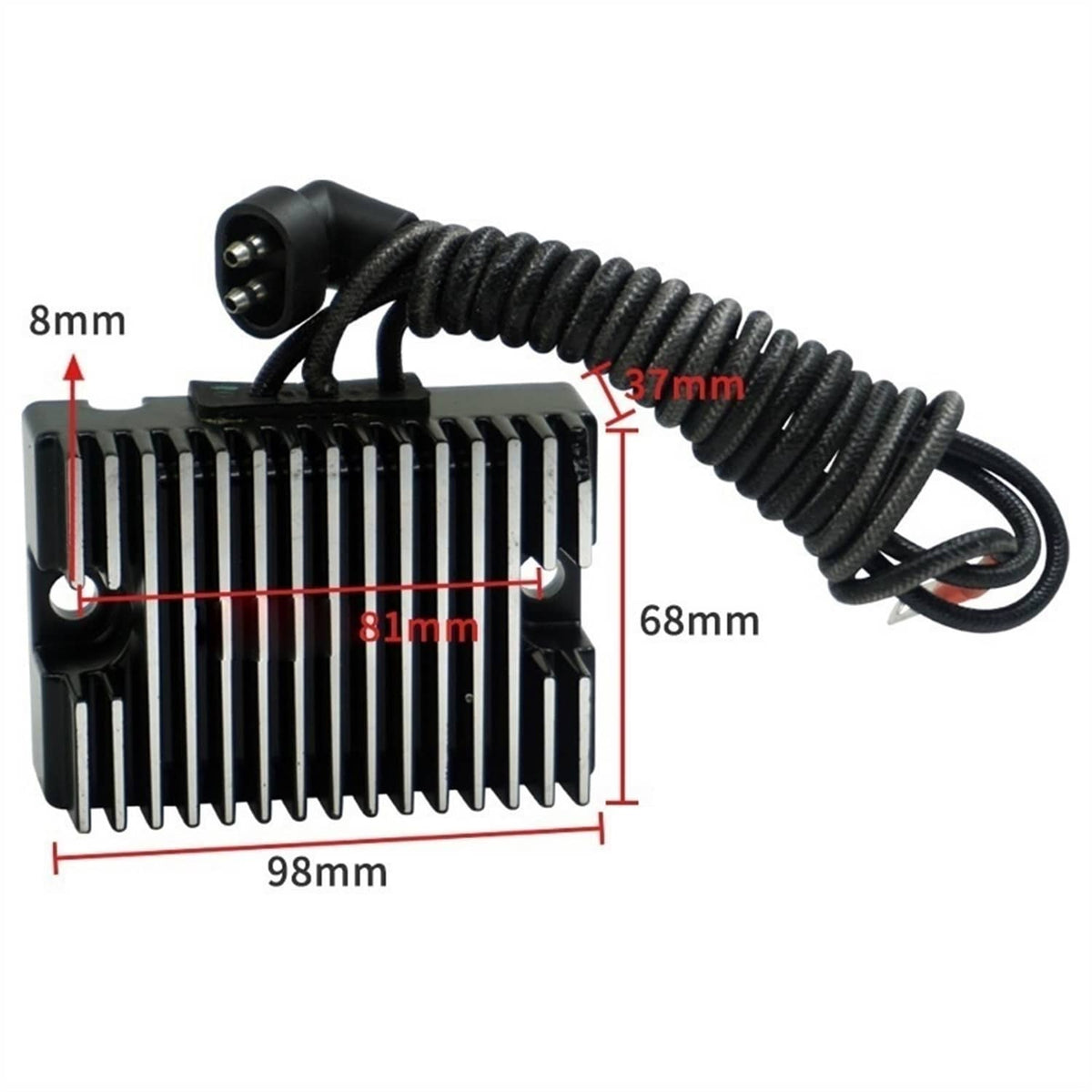 Bethesda Industrial Black VOLTAGE REGULATOR RECTIFIER Compatible for HARLEY 74519-88 74519-88A
