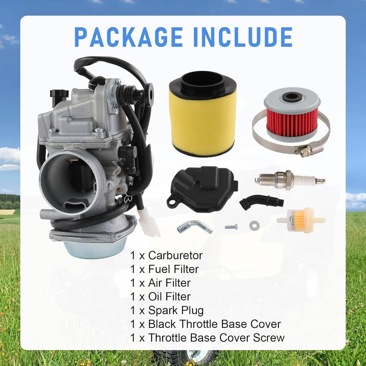 Bethesda Industrial Carburetor Kit fit for 2000-2006 Honda Rancher 350 TRX 350 FM / TM / TE/FE