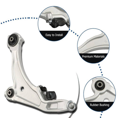 Bethesda Industrial 12Pcs Front Lower Control Arm Tie Rod Sway Bar Kit For 2009-2014 Nissan Maxima