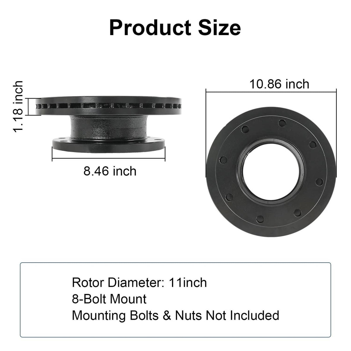 Bethesda Industrial For Dexter 10-12K Hydraulic Disc Brake Bolt-On Rotor (070-006-01)