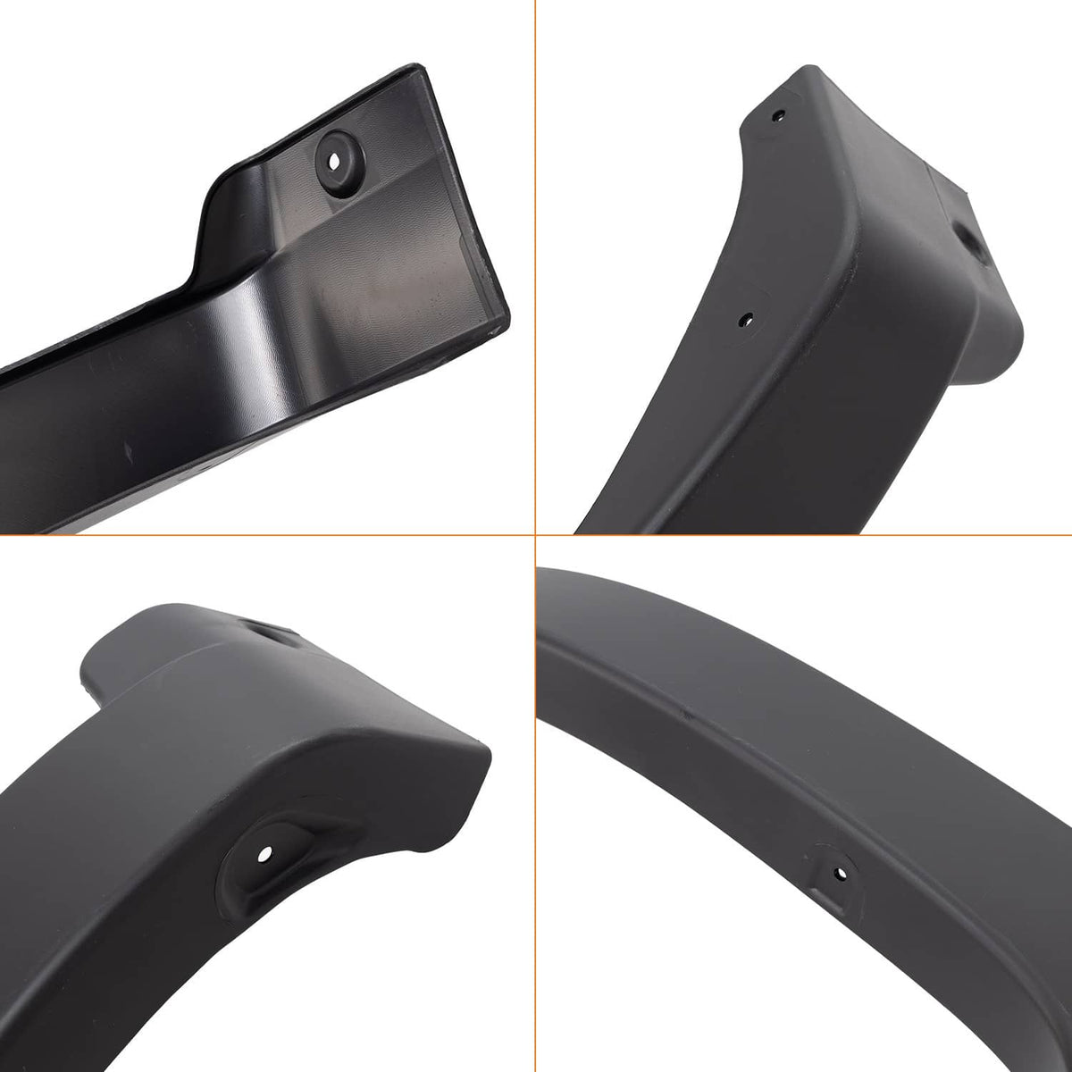 Bethesda Industrial 4Pcs Fender Flares for Chevrolet Silverado 1500 2014 2015 2016 2017 2018 Black