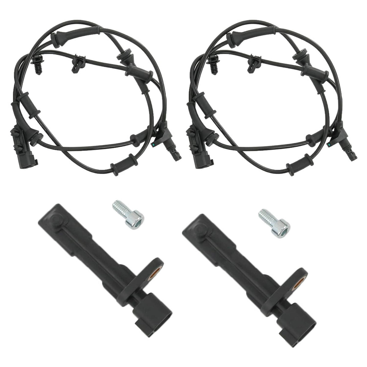 Bethesda Industrial ABS Wheel Speed Sensor Set For Dodge Nitro 2007 2010 2011 3.7L 4.0L Front Rear