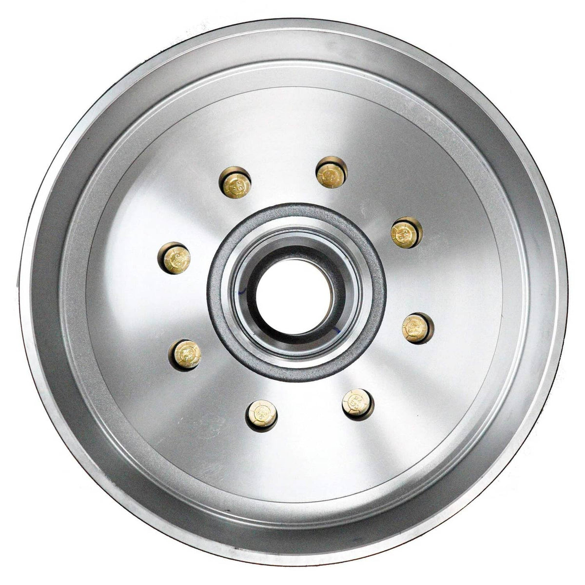 Bethesda Industrial (2) 12 in. X 2 in. Trailer Brake Hub Drum 8 on 6.5" 7000 lbs Axle 8 on 6 1/2"