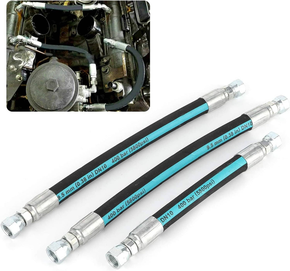 Bethesda Industrial For 1999-2003 Ford 7.3L Powerstroke High Pressure Oil Pump HPOP Hoses Lines Set