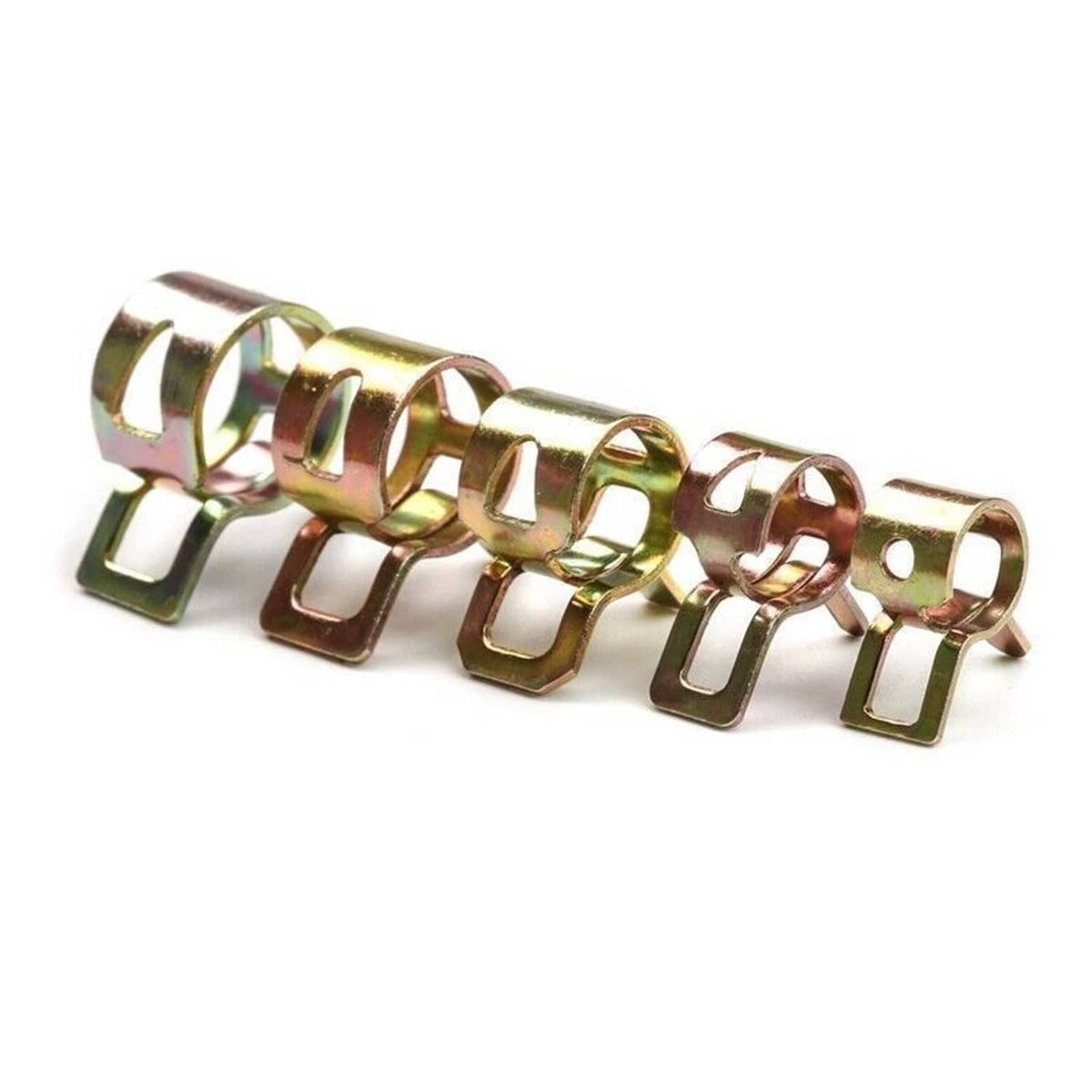 Bethesda Industrial 115PC 6-22mm Spring Hose Clamps Fastener Fuel Water Line Pipe Air Tube Clips Kit
