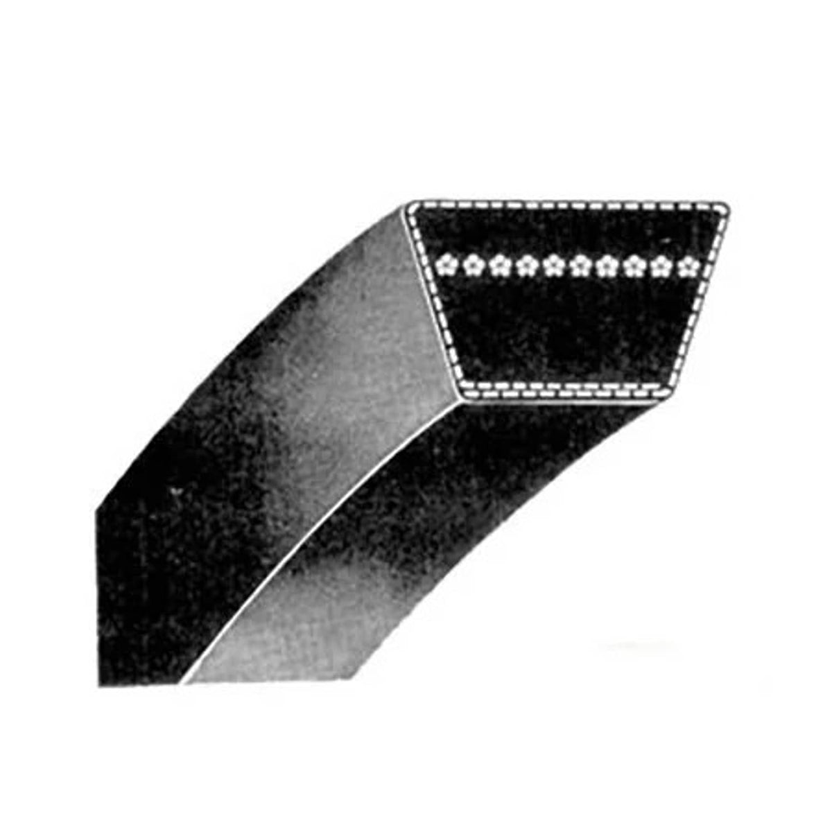 Bethesda Industrial Aramid V-Belt - 5/8" x 45" x 13/32" Blue fits Dixie 2013B42R