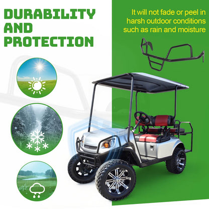 Bethesda Industrial Powder Coated Front Brush Guard For EZGO Express L4 S4 L6 S6 2012-Up Golf Cart
