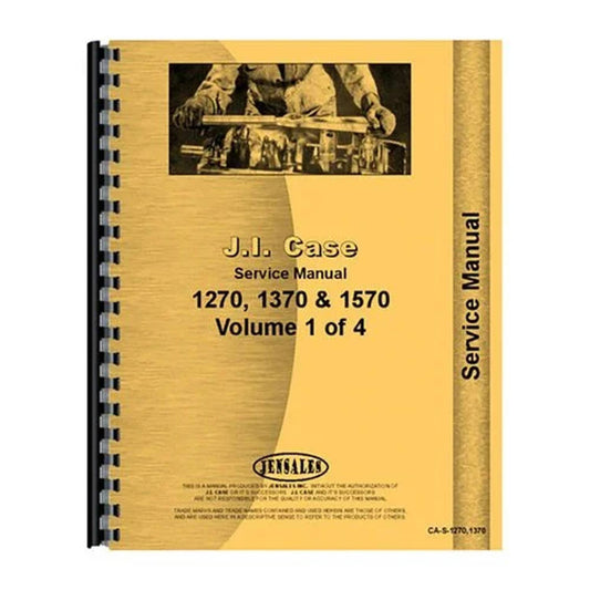 Bethesda Industrial Service Manual fits Case 1270 1370 1570