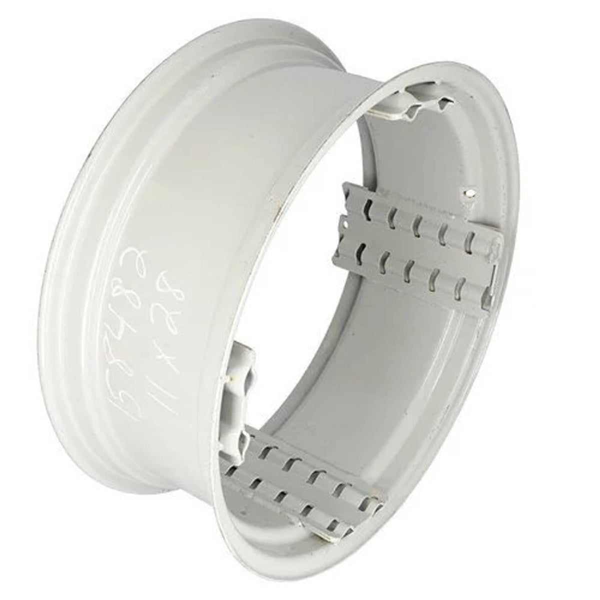 Bethesda Industrial Rear Spin Out Rim - 11" x 28" Off-White fits Ford 2000 2110 4000 4110 NDB1020B