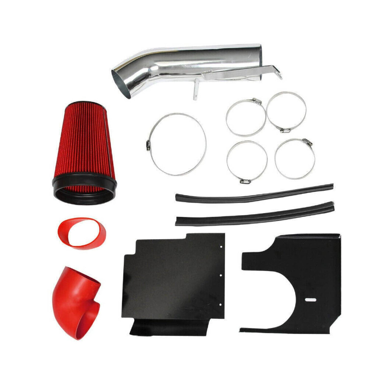 Bethesda Industrial 4"Cold Air Intake System Kit + Heat Shield For 99-06 GMC Chevy V8 4.8L/5.3L/6.0L