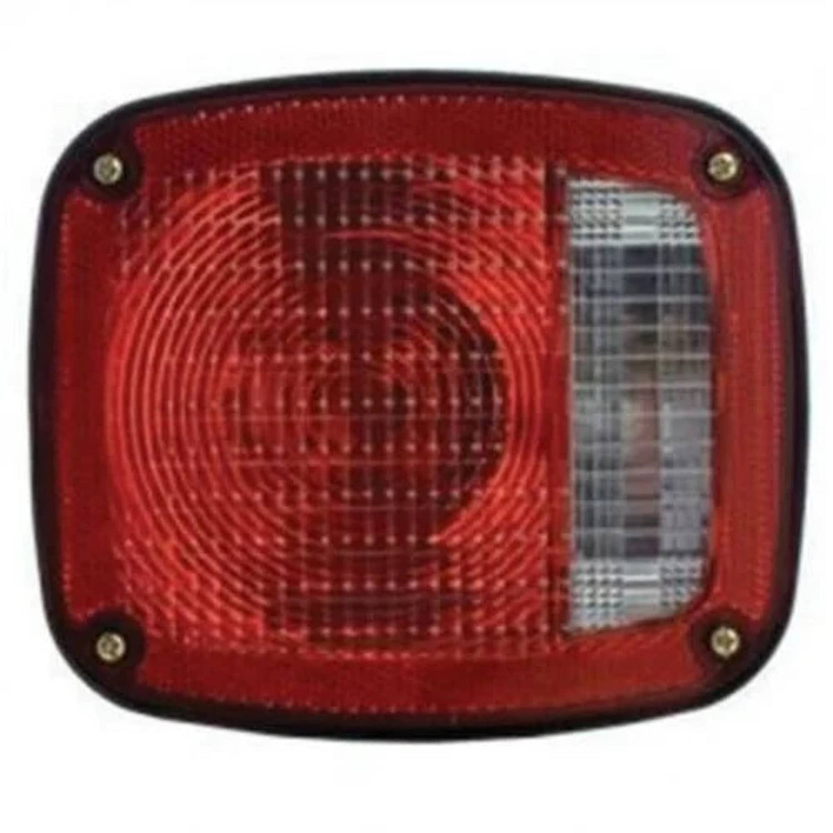 Bethesda Industrial Trailer Tail Light Red w/Turn Brake and Reverse Indicator 6-3/4" x 6-1/4"