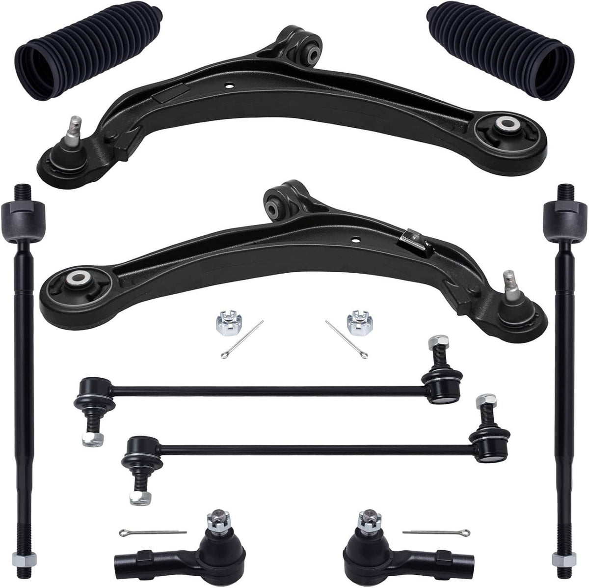Bethesda Industrial For 2011-2017 Honda Odyssey Front Lower Control Arm Tie Rod End Suspension Kit