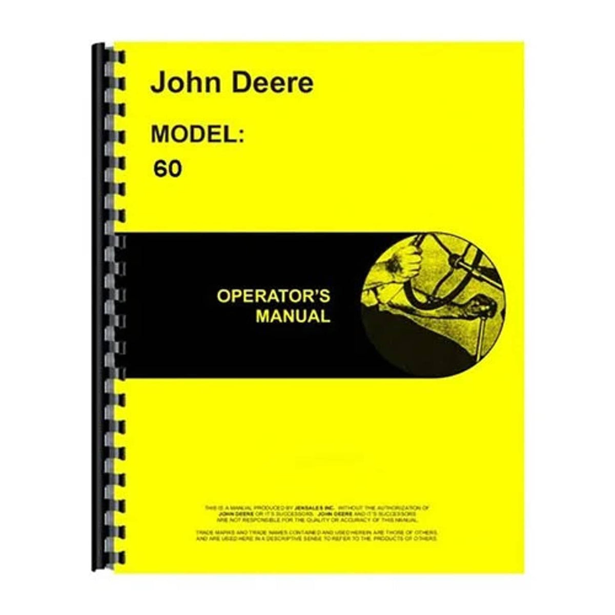 Bethesda Industrial Operator's Manual fits John Deere 60