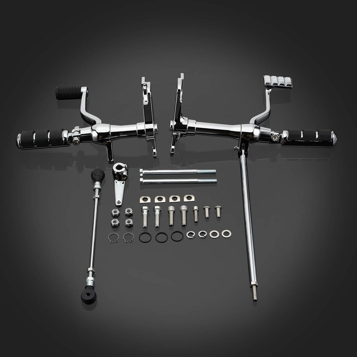 Bethesda Industrial Complete Forward Control Pegs Levers & Linkage For Sportster 883 1200 1991-2003