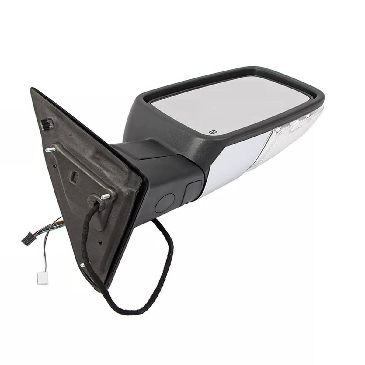 Bethesda Industrial Left Side Mirror For 2013-2019 Ram 1500 Chrome Power Fold+ Heated+Temper Sensor
