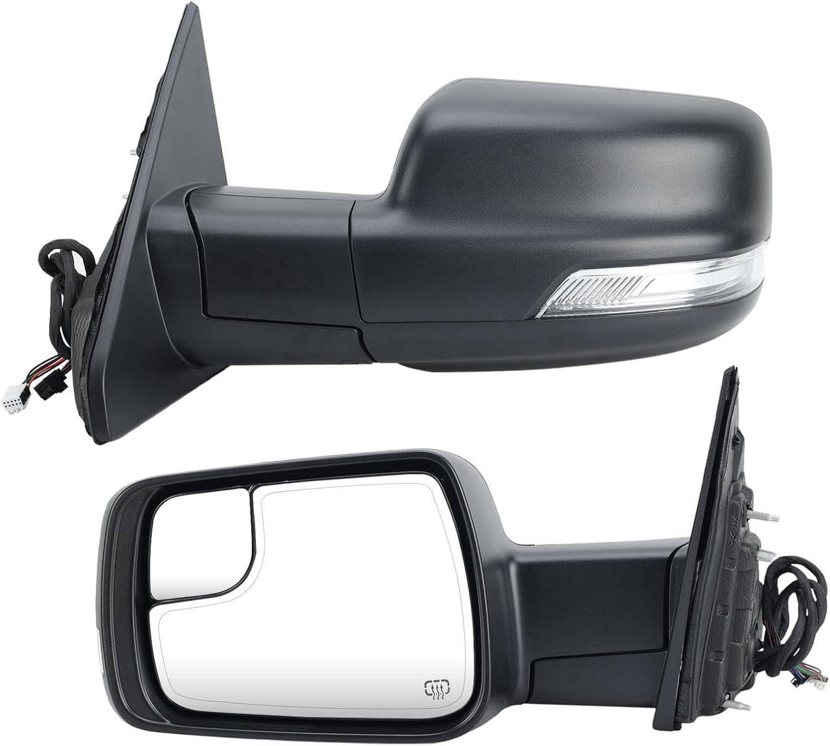 Bethesda Industrial Left Driver Side Mirror Heated Power Folding For 2019-2024 Ram 1500 68462769AB